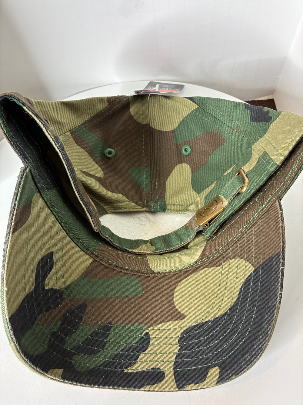 Custom Camo Rhinestone Cap - Brown & Green - Picture 4 of 4